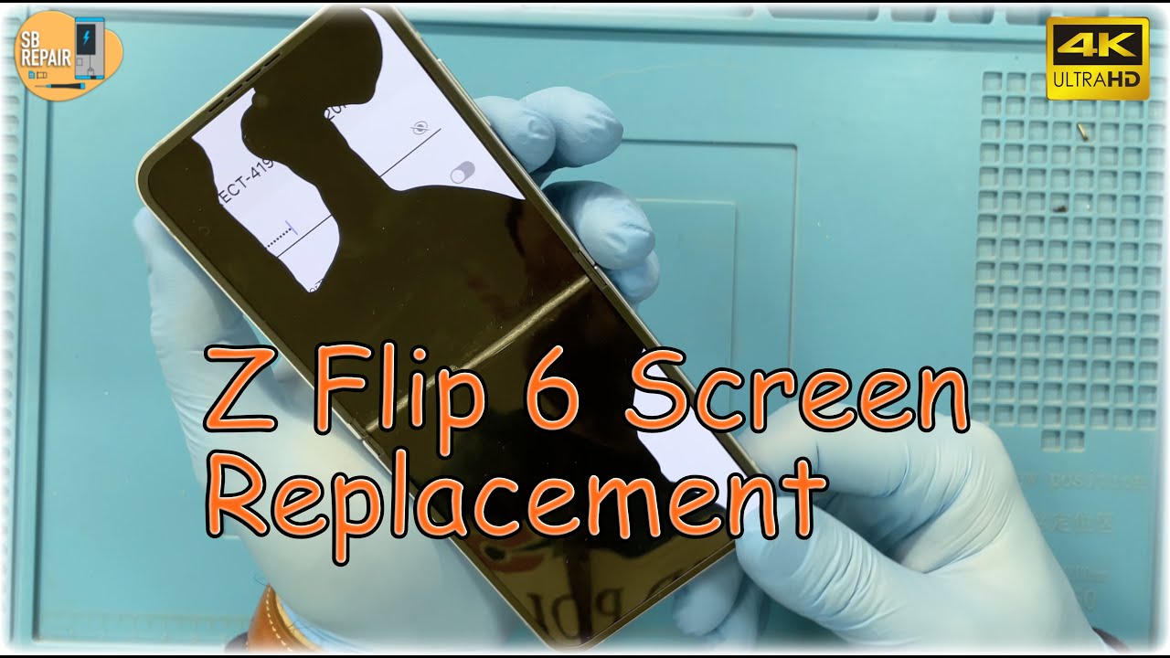 Замена экрана Samsung Galaxy Z Flip 6 #samsung #galaxyzflip6 #4K