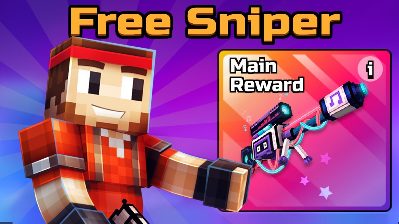 FREE PARTY SNIPER RIFLE in Pixel Gun 3D - INSANE Gameplay!