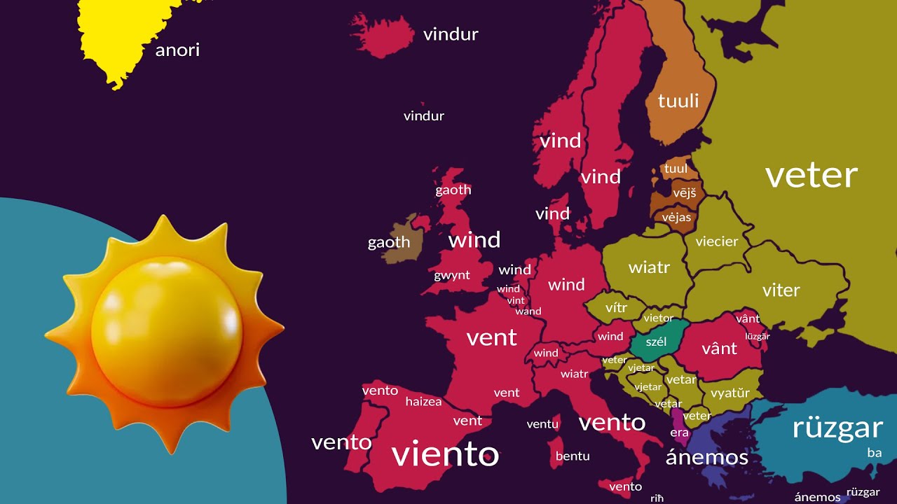 Comparison of European Languages: WEATHER