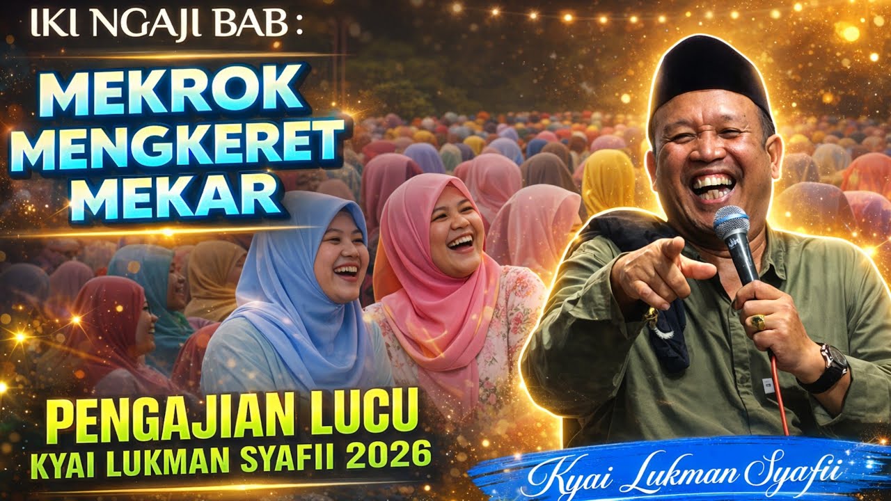 PENGAJIAN LUCU KYAI LUKMAN SYAFI'I BLITAR 2026 ‼️ SUPER LUCU BIKIN PERUT KAKU