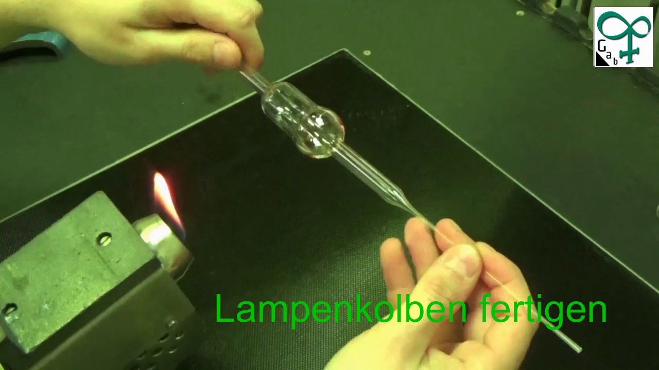 Herstellung eines Lampenkörpers mit Metalleinschmelzungen