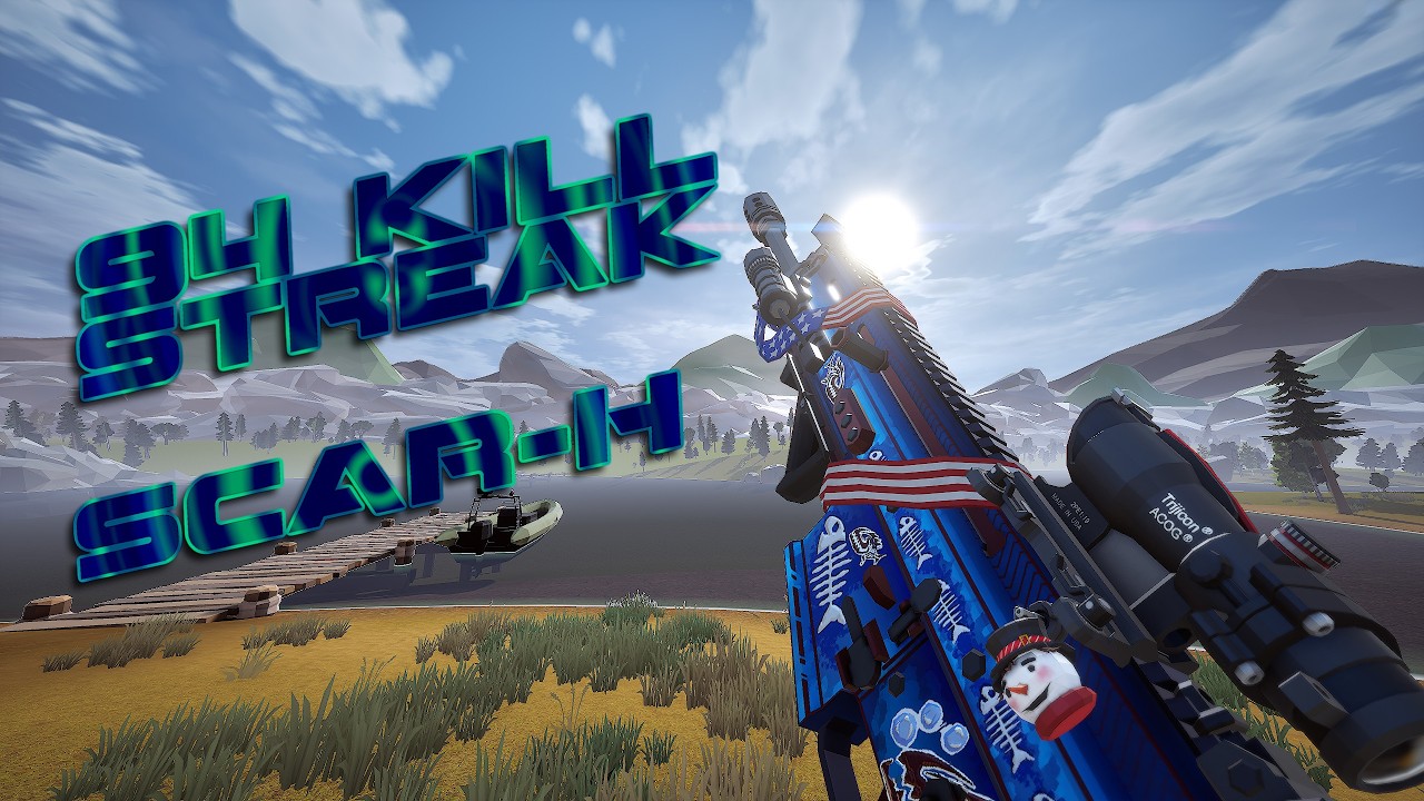 Kill Streak World record! 117-3 Scar-H Gameplay | Polygon Solos