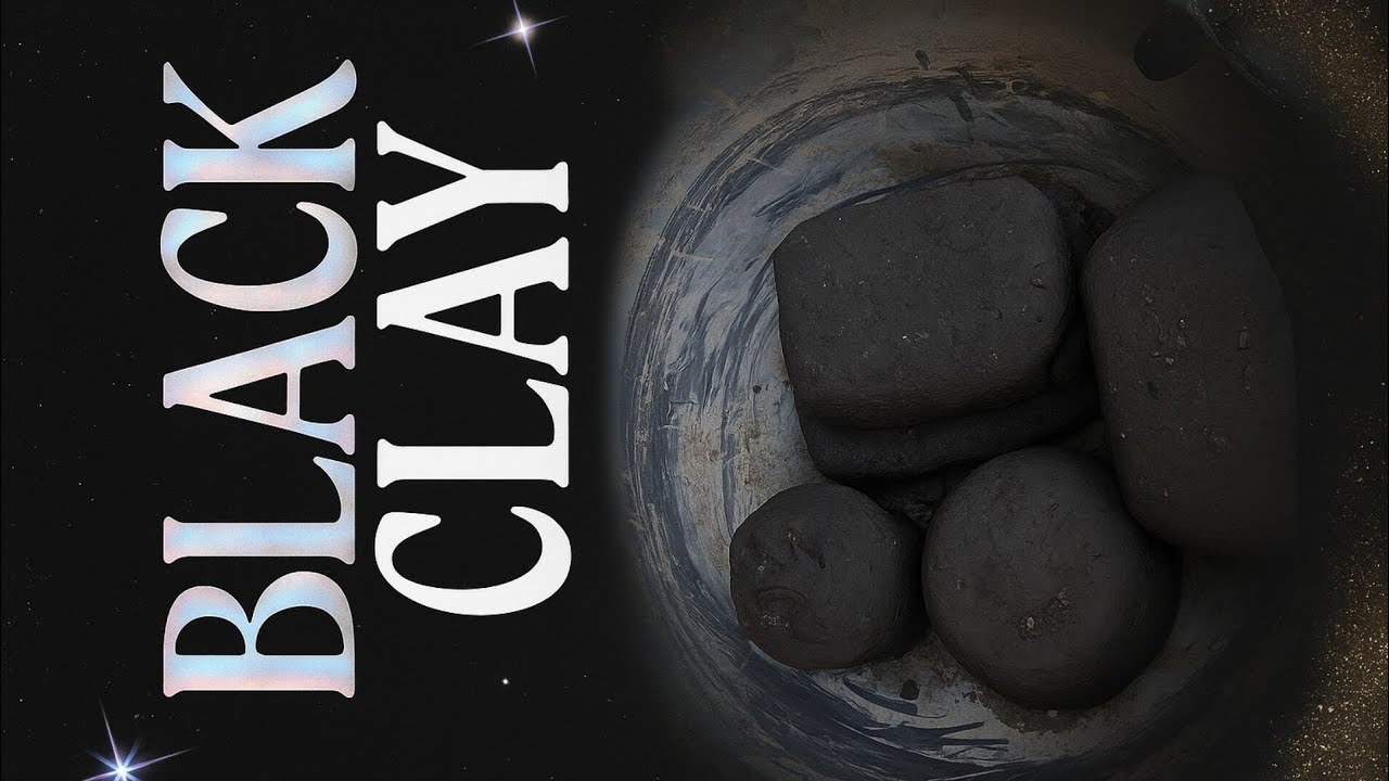 🌑 Insanely Satisfying Black Clay | First Post from MellowDust ASMR