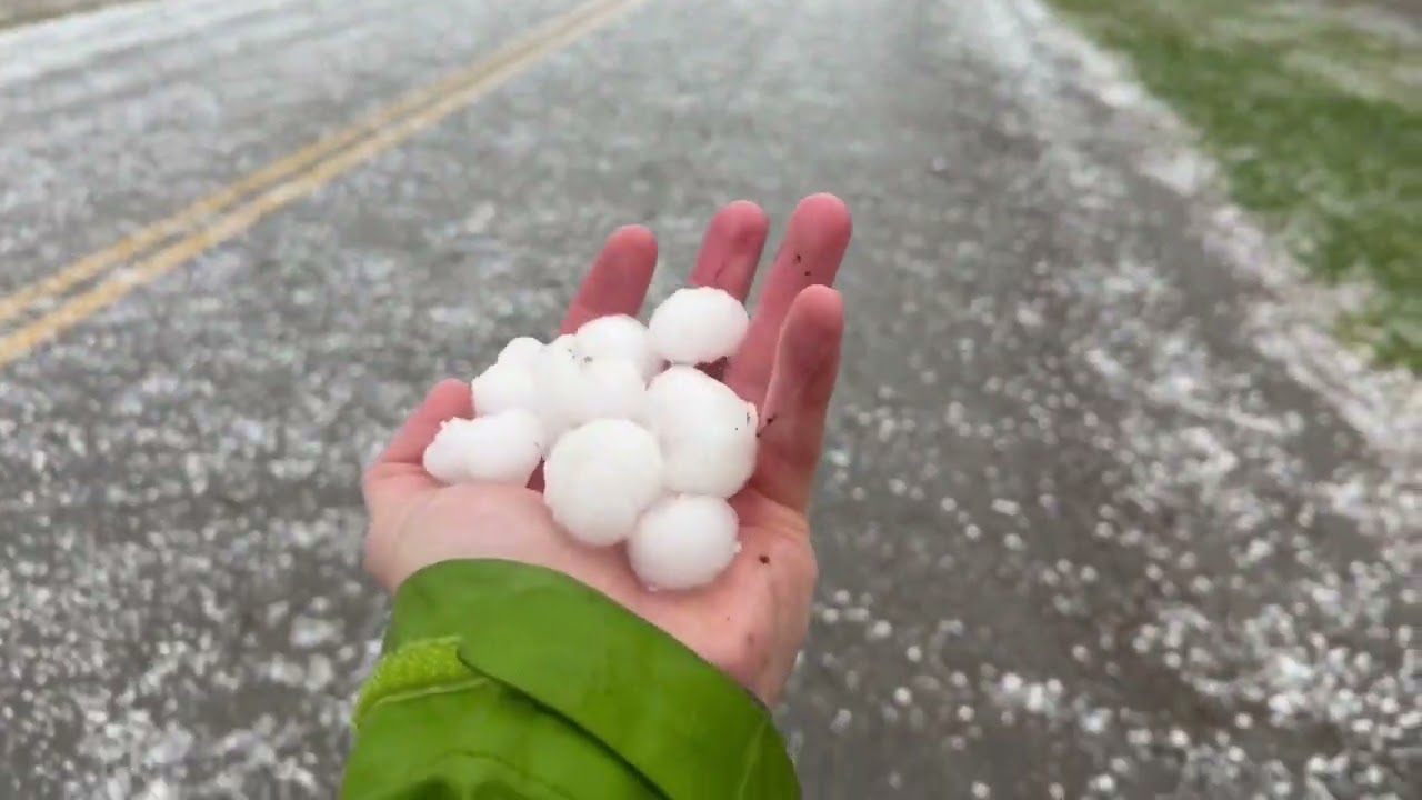Severe Thunderstorm Brings Large Hail and Flooding to Western New York State