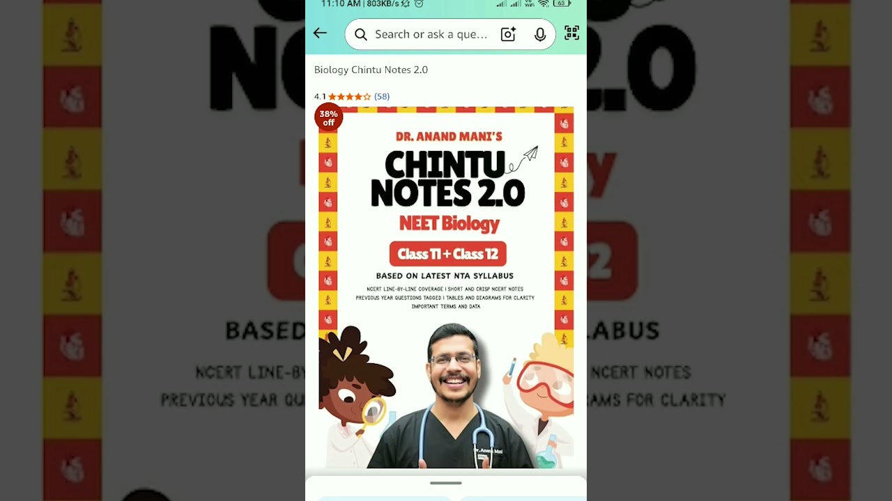 Chintu Notes 2.0 🔥 The Ultimate NCERT Shortcut Every NEET Topper Uses   #neet2026 #dranandmani