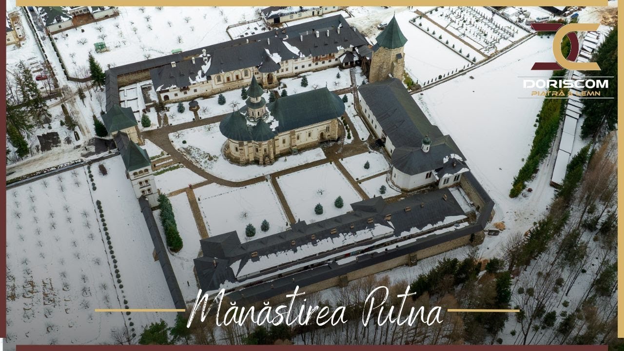 Mănăstirea Putna - aleile restaurate cu Piatră Naturală de Vama