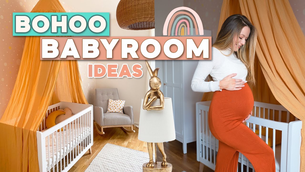 Babyzimmer Transformation (for Baby Girl!) | Babyzimmer Einrichten 🍼 | Boho Nursery Makeover!