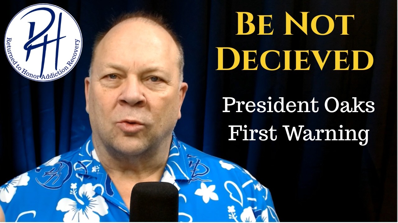 President Oaks Reminder We Need The Holy Ghost To Not Be Deceived.