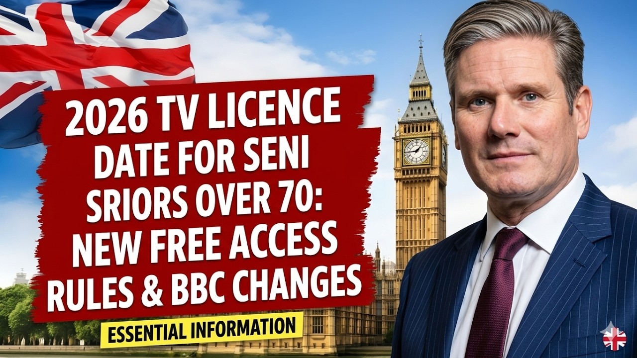 🚨 TV Licence UK 2026 Update for Seniors Over 70: Free Access Rules, BBC Changes & Important Info