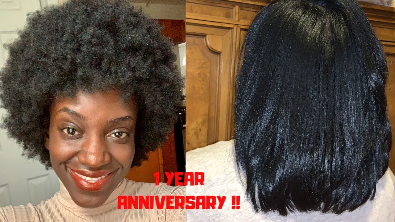 SILK PRESS ON 4C NATURAL HAIR| FIRST TRIM AFTER ONE YEAR|AMAZING OUTCOME!