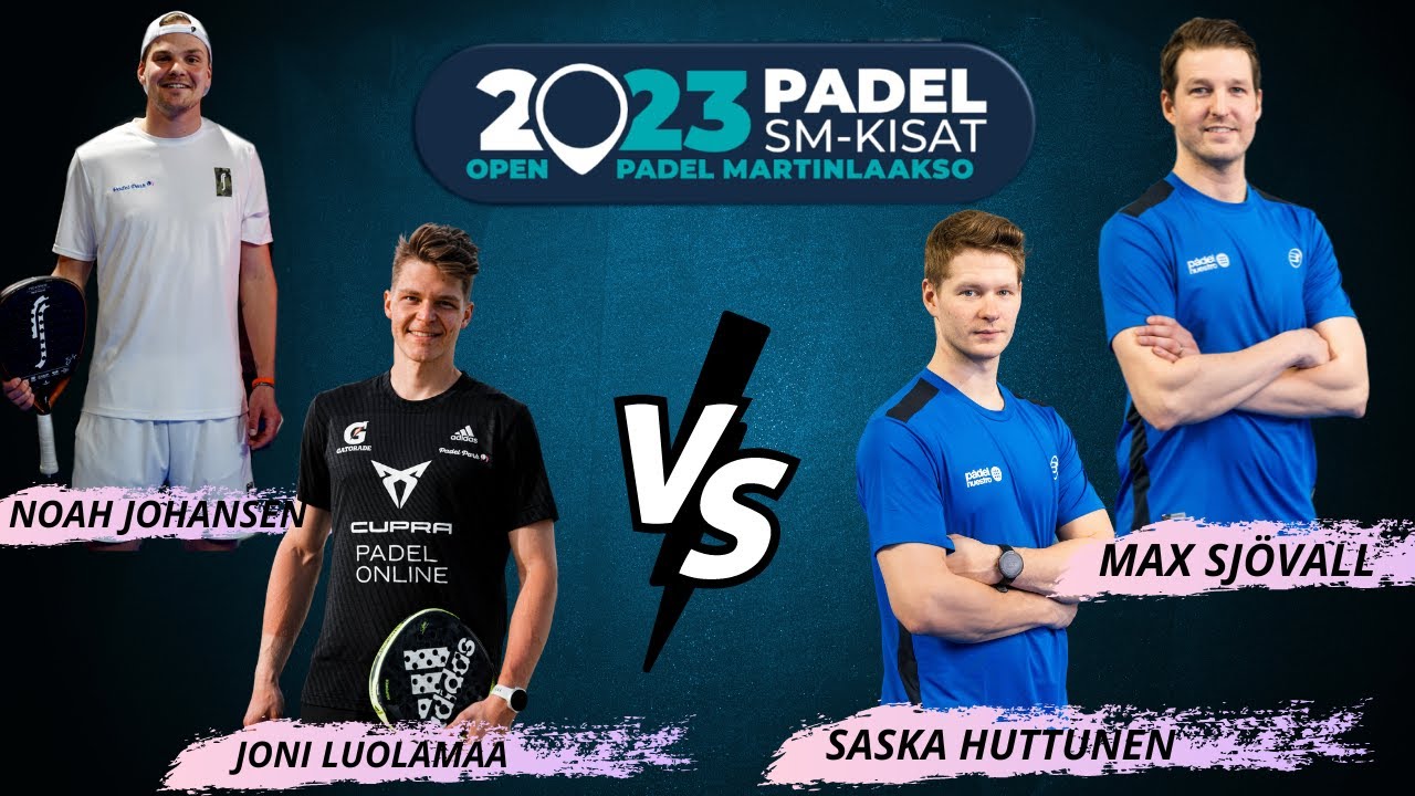 Huttunen & Sjövall VS. Johansen & Luolamaa | Finnish indoor padel championship 2023 | Open padel