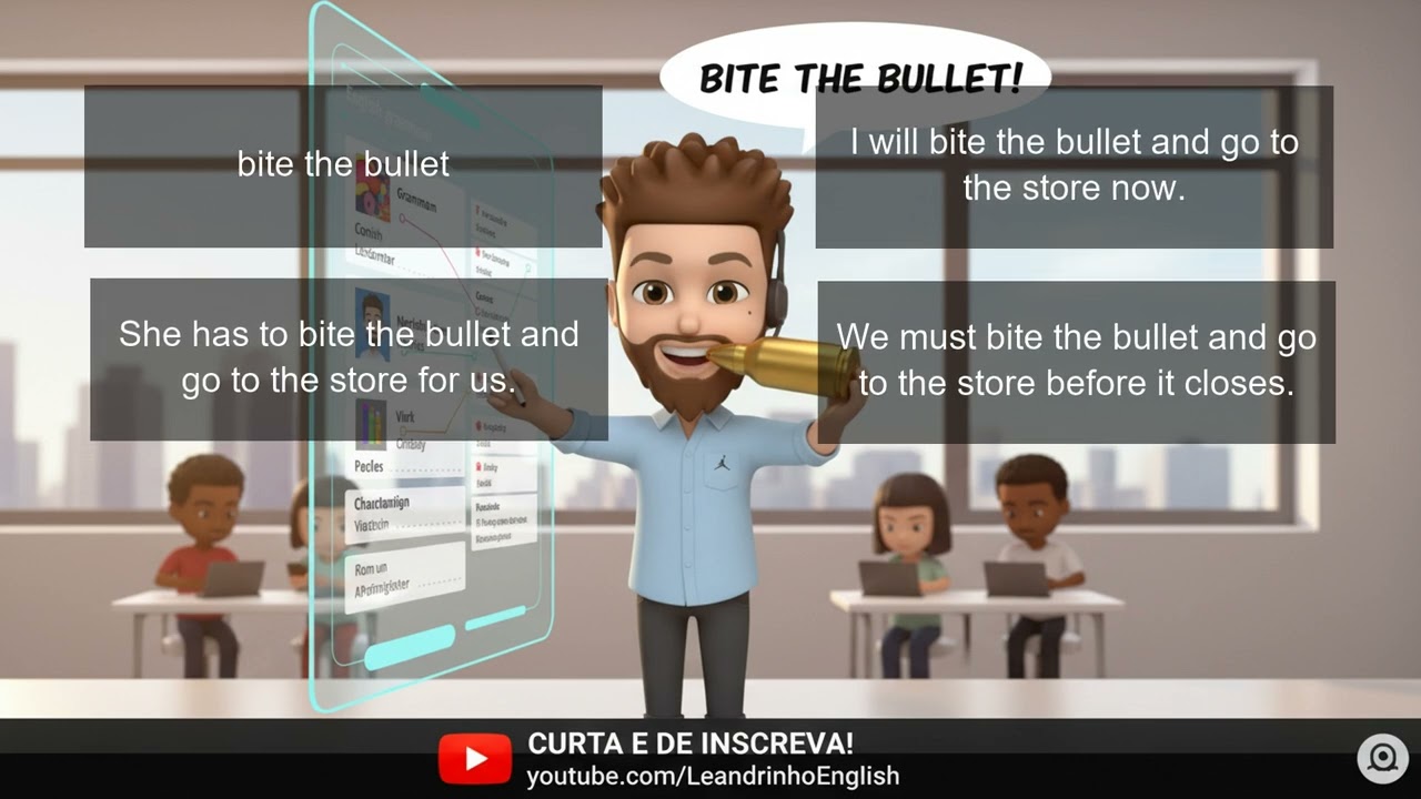 Você vai se surpreender! Bite the Bullet – Master this expression in 5 minutes!