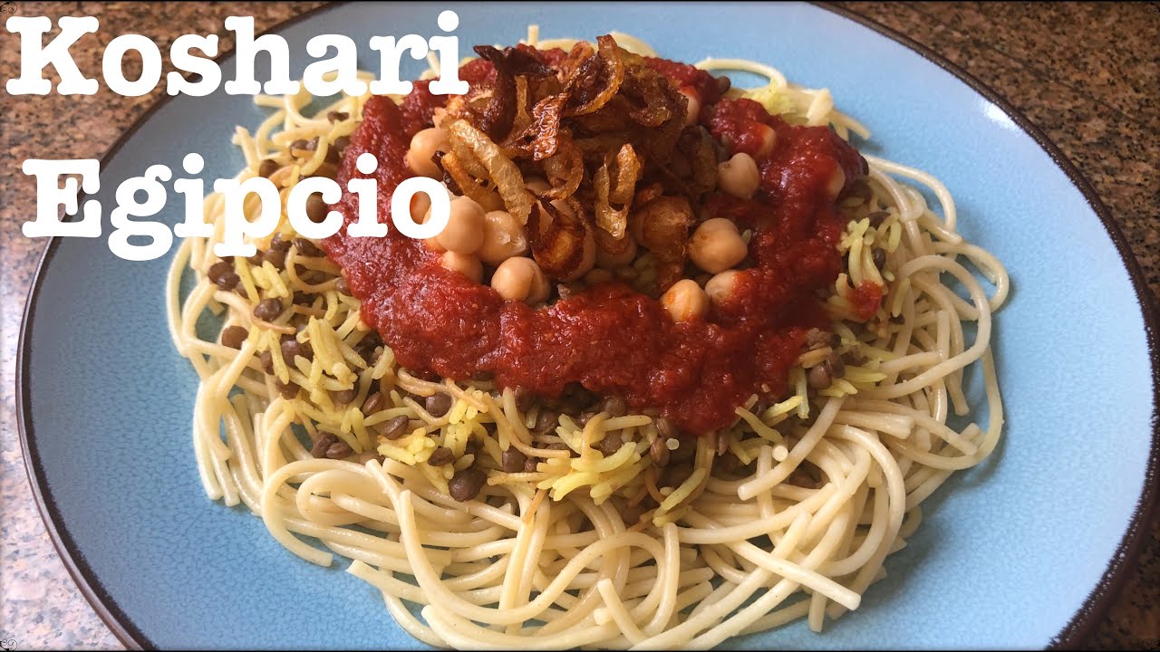 Koshari Egipcio fácil y delicioso