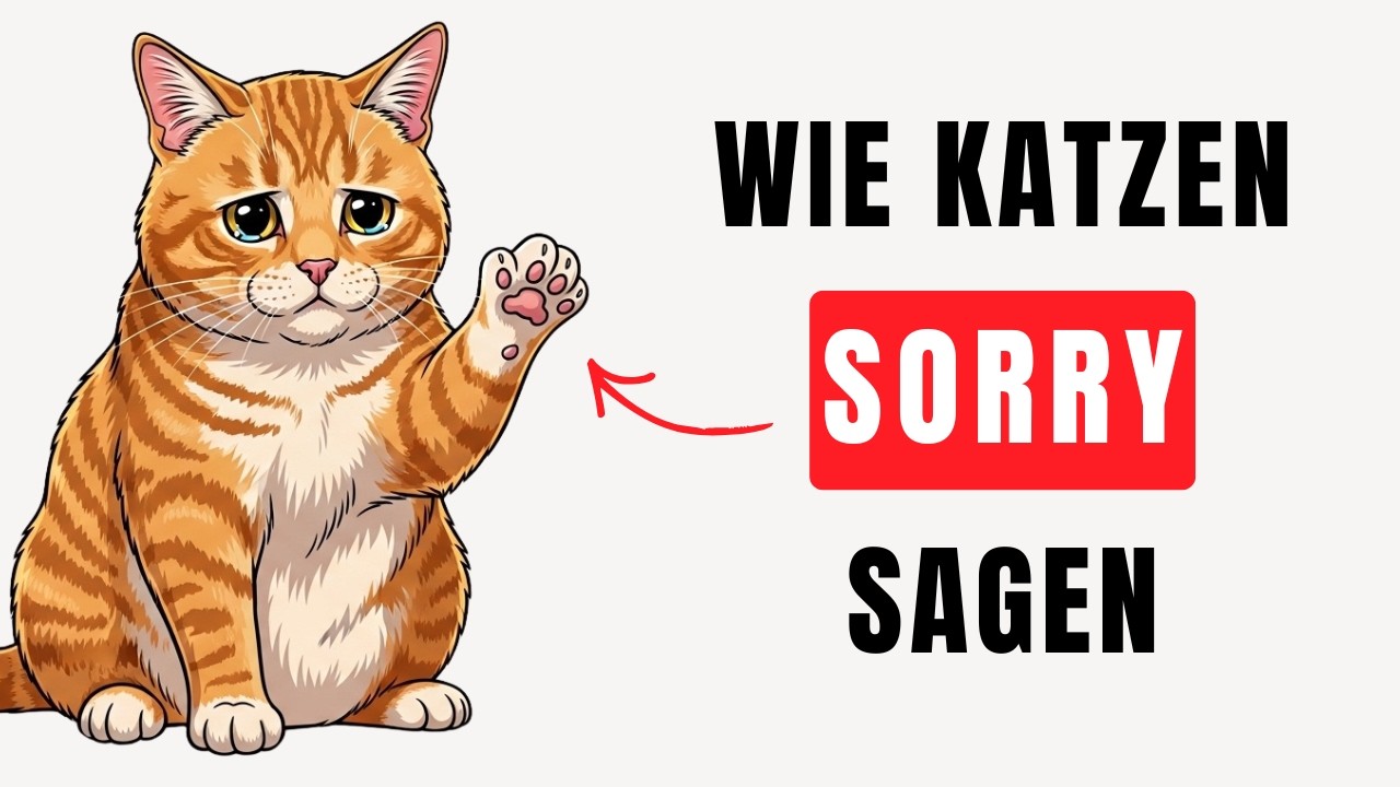 Wie entschuldigen sich Katzen bei Menschen?