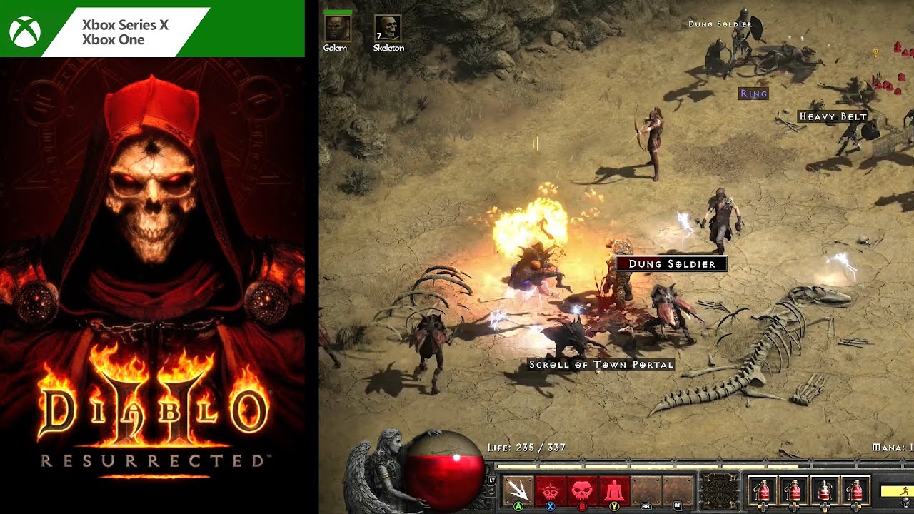 Diablo II: Resurrected ... (Xbox Series X) Gameplay