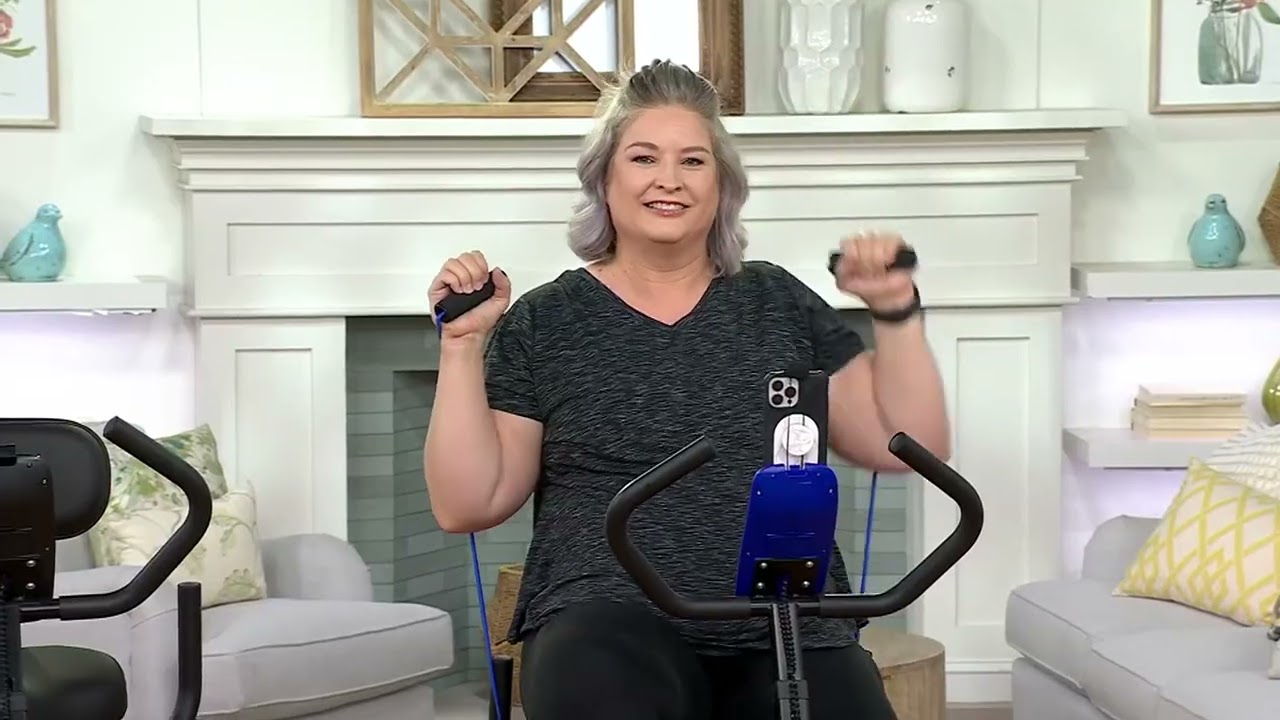 FITNATION EZ Step Upright & Recumbent Bike w/ 16 Levels on QVC