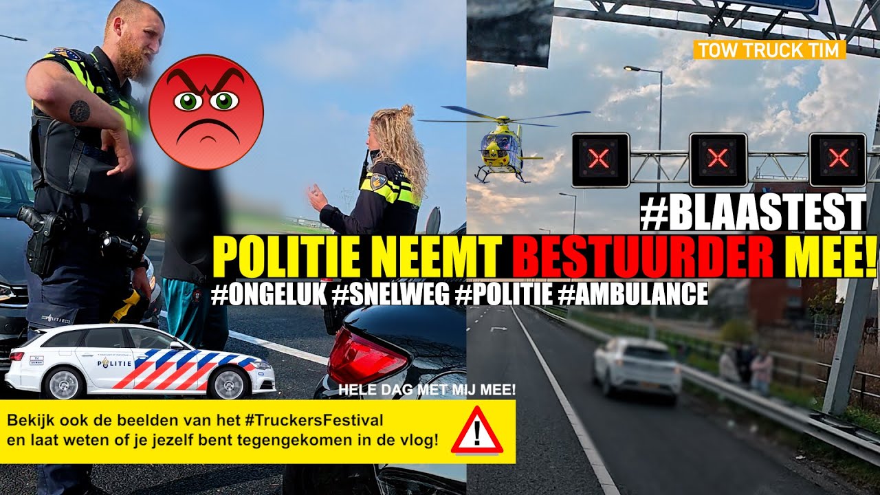 🚨 BESTUURDER MOET MEE MET POLITIE VOOR BLAASTEST.. 🚨
