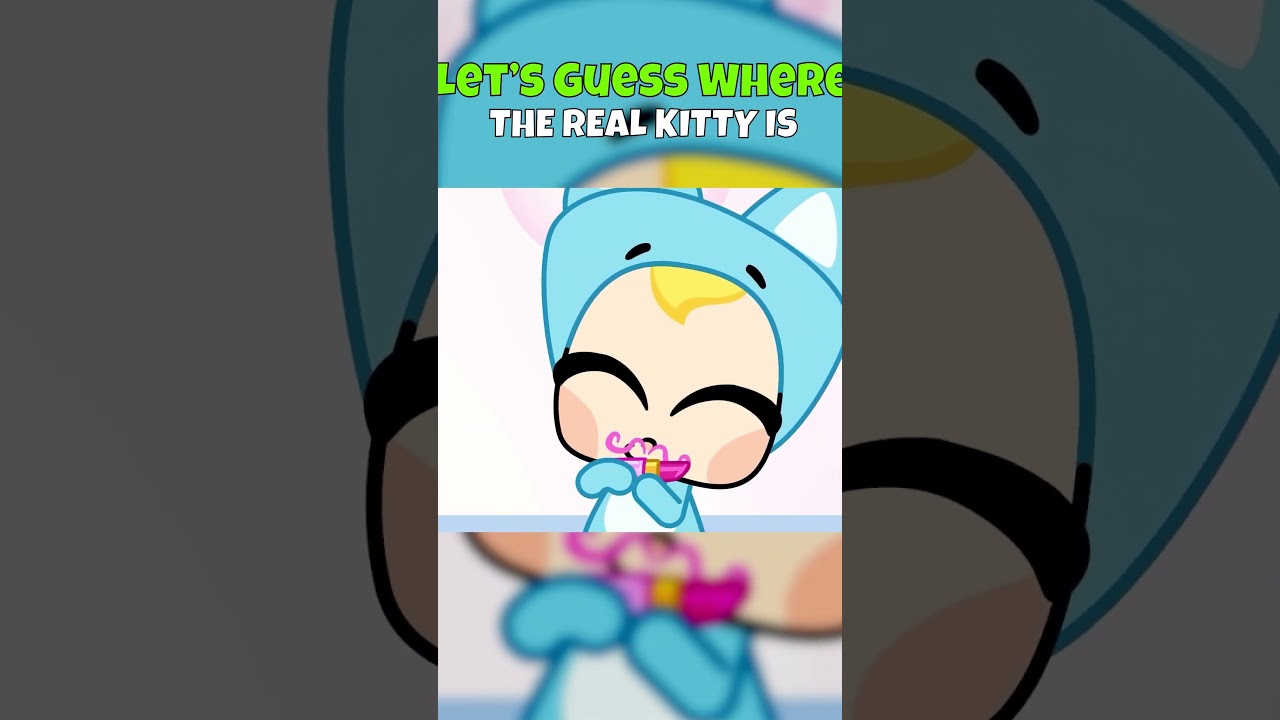 Let's guess where the real Kitty is? 😜  #animationforkids #funnytoons #shinyboxtv