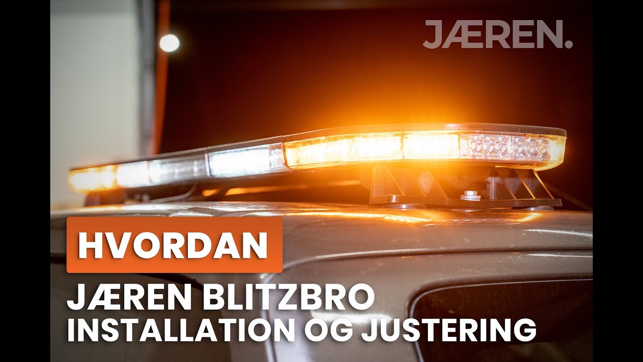 AgroLED.dk HOW TO | JÆREN blitzbro installation og justering