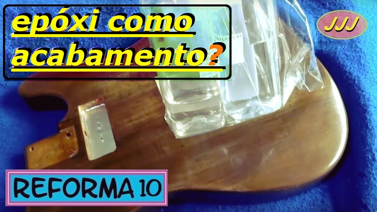 Resina Epóxi na Guitarra?!? (Reforma RADICAL da Telecaster 10)