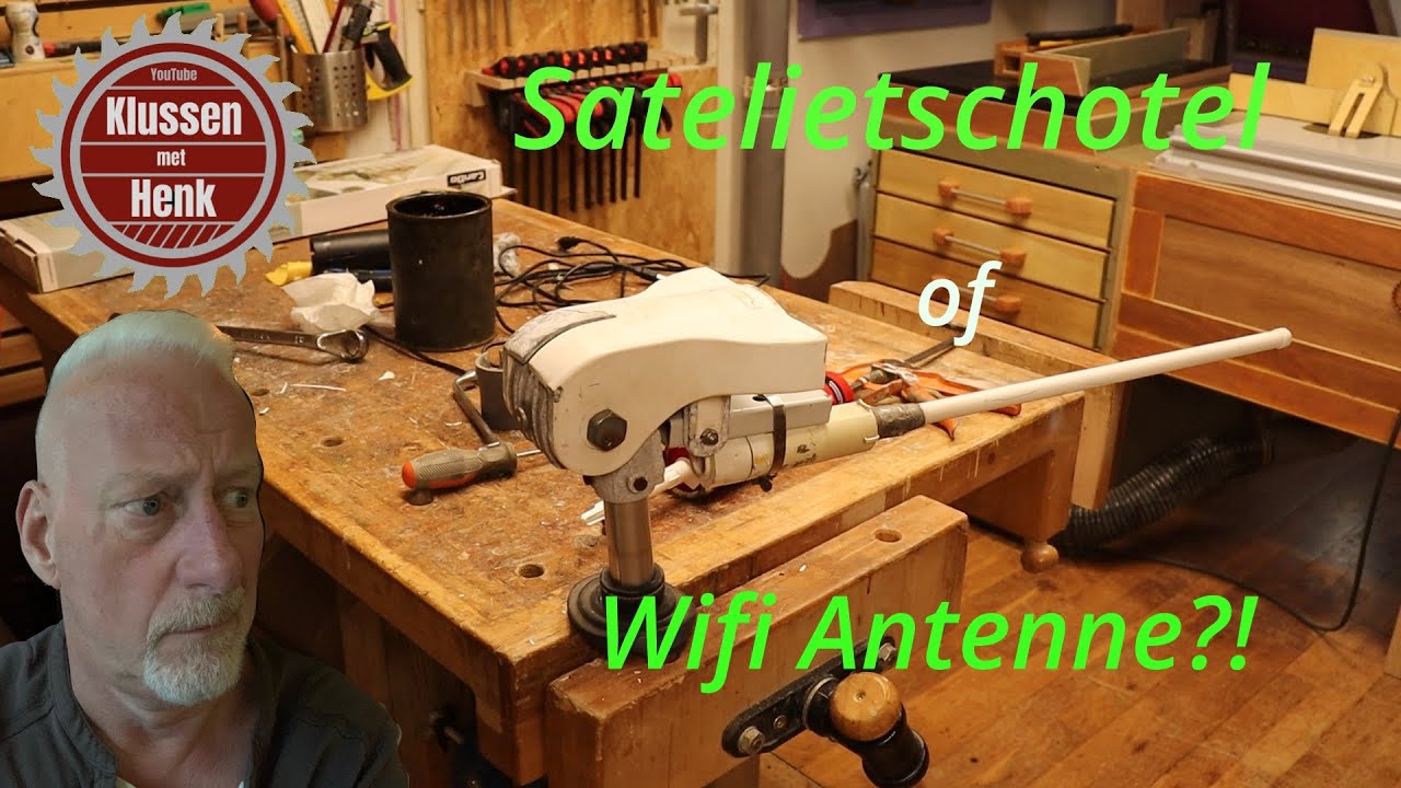 Camper Satellietschotel vervangen voor Wifi antenne