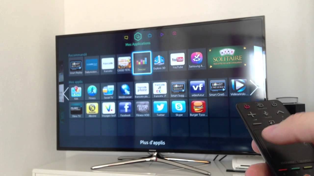 Présentation de ma TV SAMSUNG 55' SMART TV (LED et 3D)