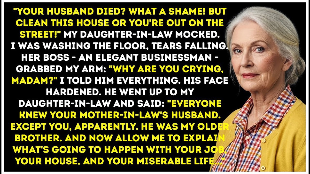 Daughter-In-Law Banned Me From Husband's Funeral, But Her Boss Said 'He Was My Brother.You're Fired