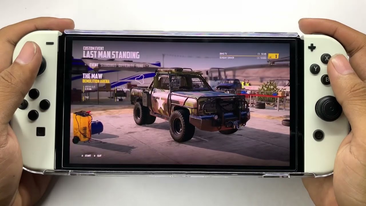 WRECKFEST Nintendo Switch OLED Gameplay