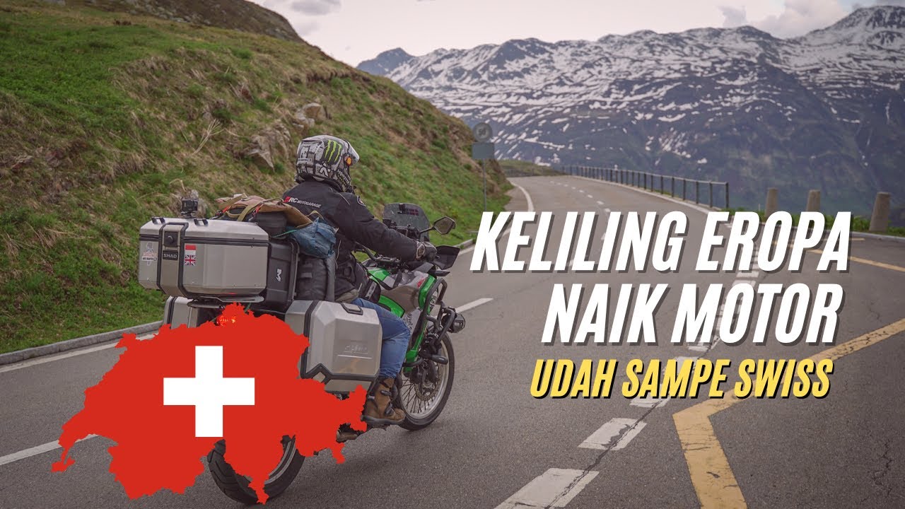 ORANG INDONESIA TOURING KE LUAR NEGERI SAMPAI SWISS, JALANAN PENUH ES - SALJU ! TRIP KELILING EROPA