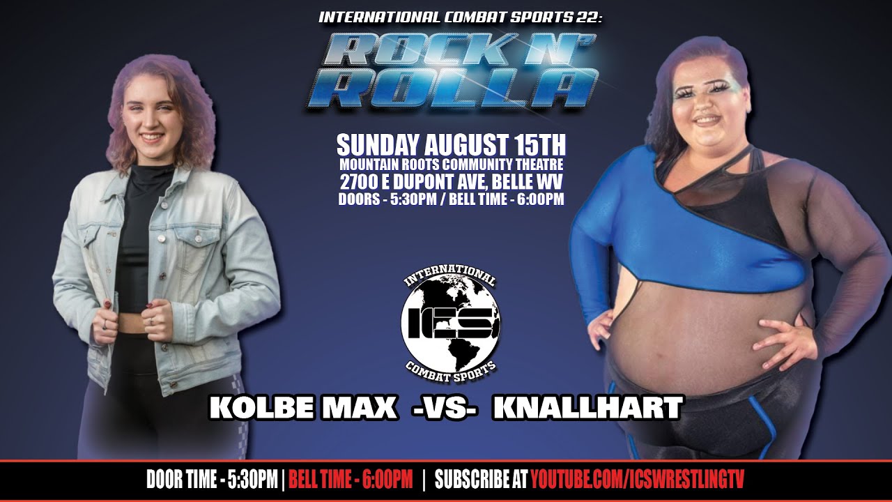 ICS Wrestling | Kolbe Max VS Knallhart | aew wwe nxt womens indy independent pro #wrestling