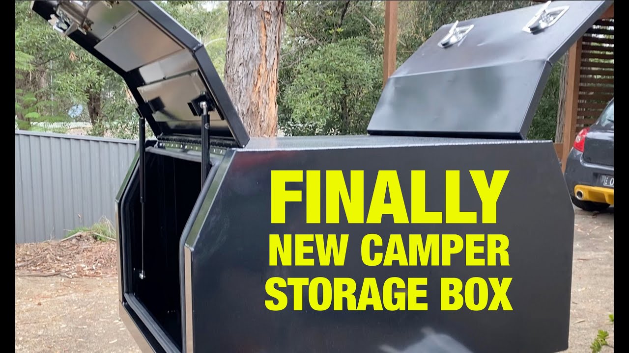 DIY Off Road Camper // Gullwing Storage Box - Part 1