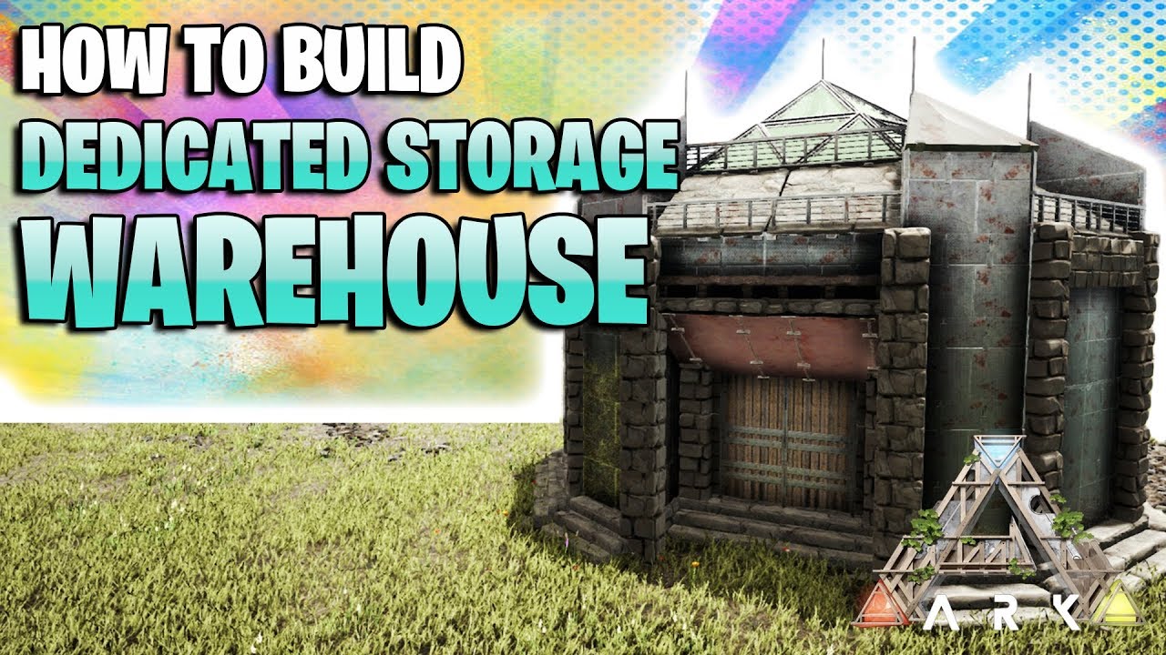 How To Build A Dedicated Storage Warehouse | Homestead S+ | Ark Survival Evolved