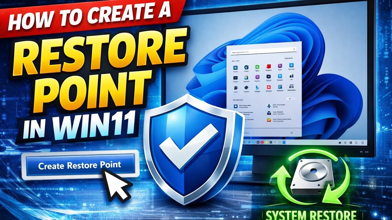 How to create a Restore Point in Win11#windows11 #techhindi 