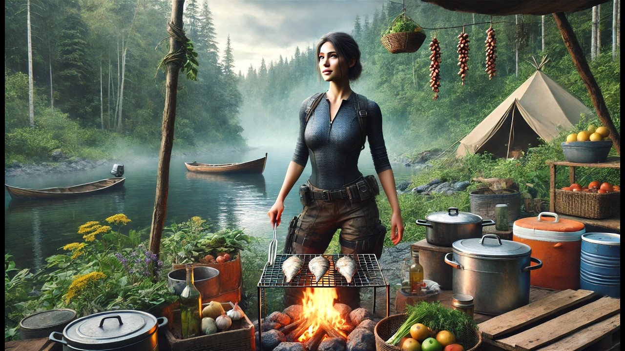The Food Was Gone — The Humans Fished, Smoked Meat, and Built a Riverside Kitchen | HFY Story