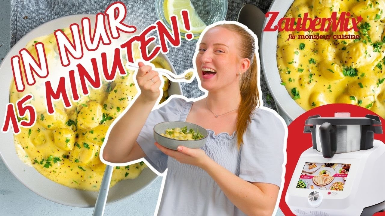 Blitz-Rezept: Cremige Gnocchi in K&auml;sesauce! 😋⏰ | Monsieur Cuisine Rezept