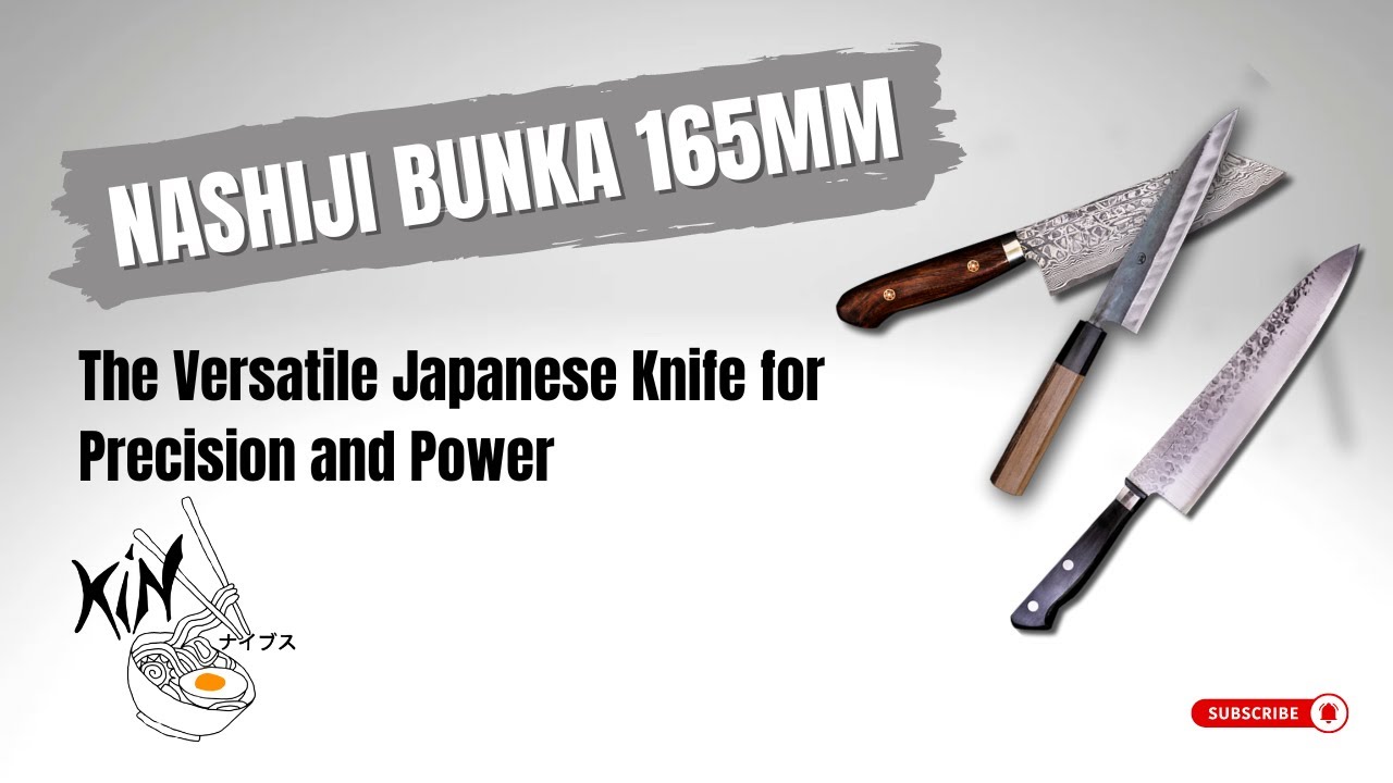 Nashiji Bunka 165mm - The Versatile Japanese Knife for Precision and Power