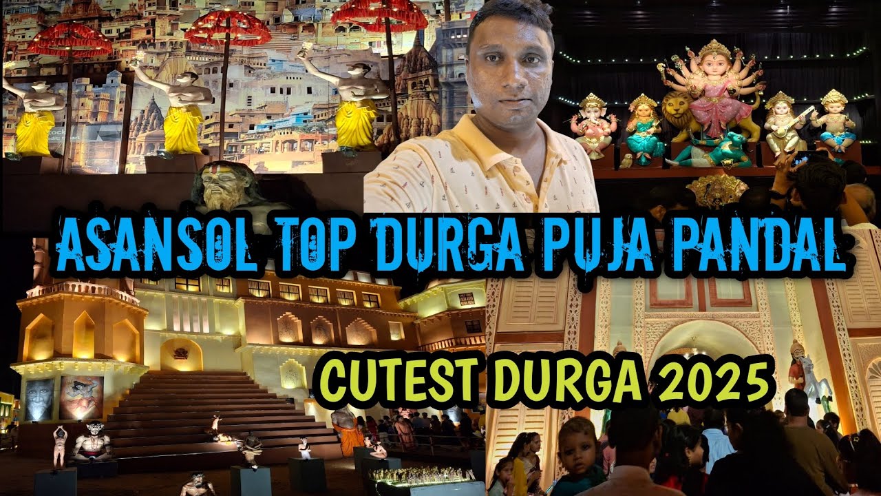 Asansol cutest durga pandal 2025 @royalsatyavlogs5407 