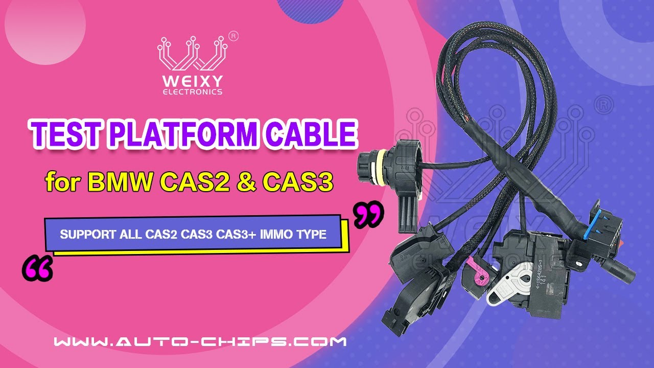 Test Platform Cable for BMW CAS2 & CAS3 & CAS3+ by WEIXY Electronics