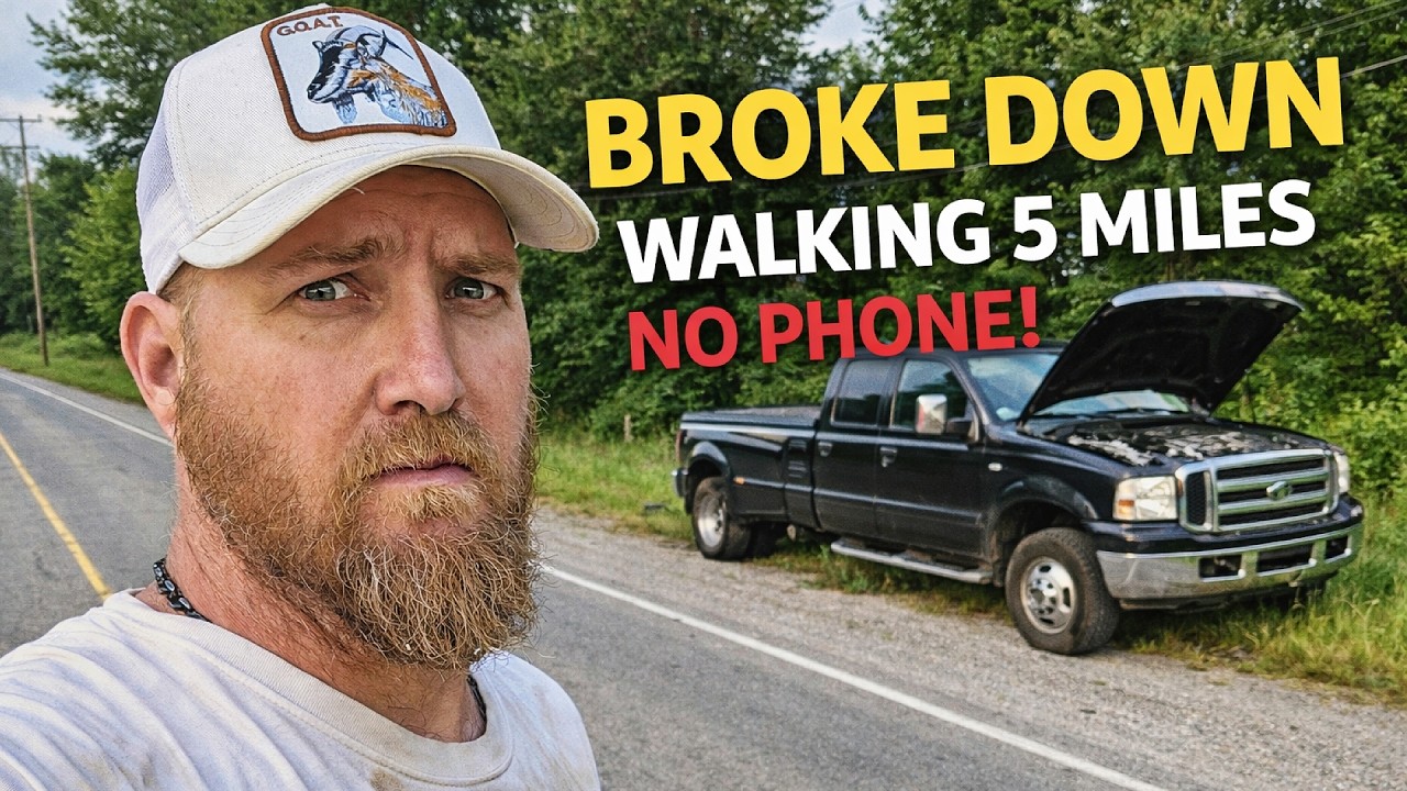 EVERYTHING WENT WRONG PICKING UP THE F350 WORK TRUCK tiny house homesteading offgrid cabin build DIY