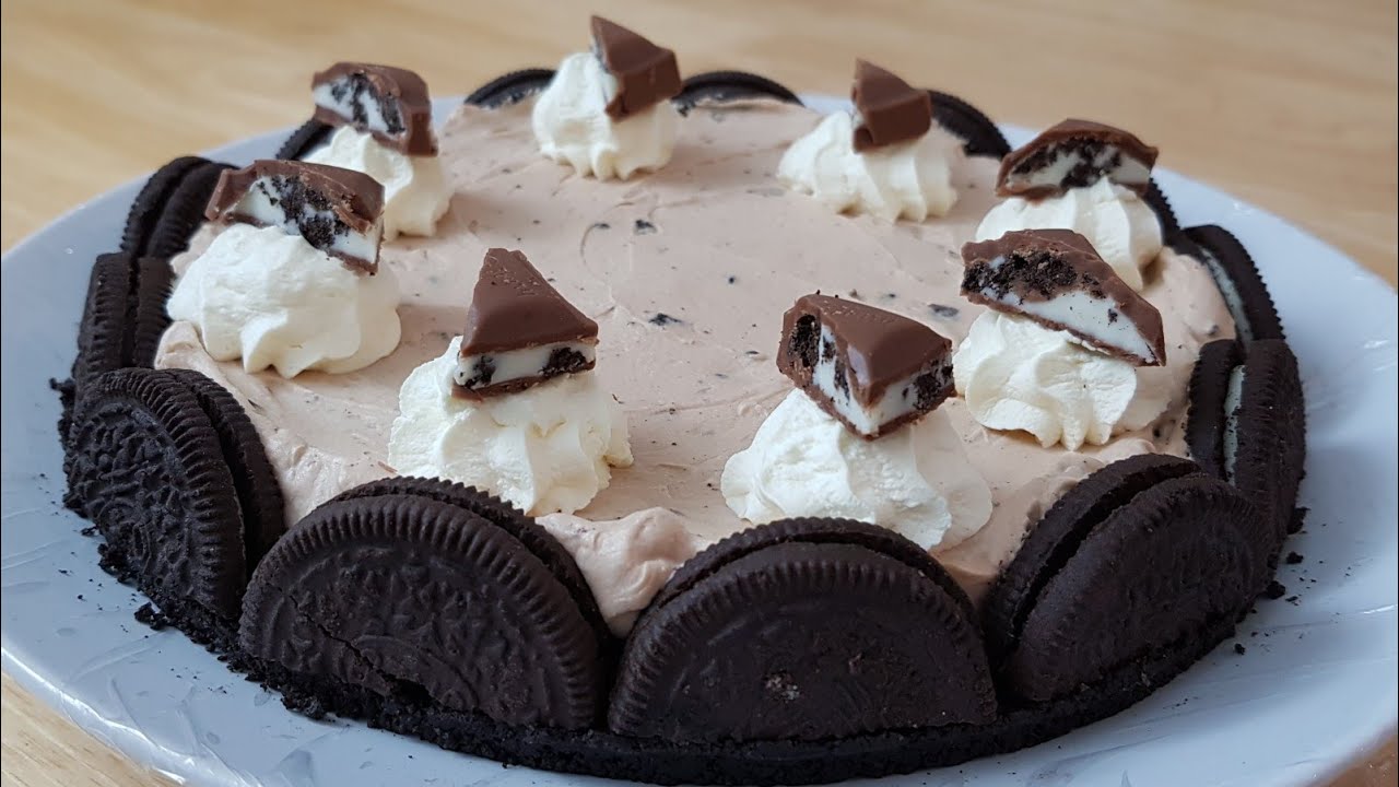 Easy Oreo Mousse Cake | Only 4 Ingredients