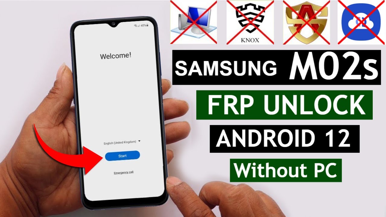 Samsung M02s Android 12 Frp Bypass/Unlock Google Account Lock Without Pc | Without Knox 2022