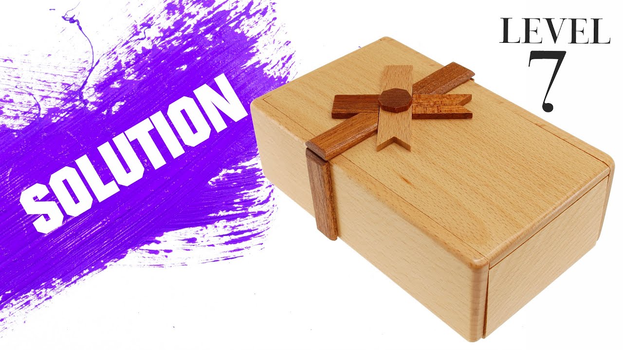 Secret Opening Box 3 from Puzzle Master - Solution