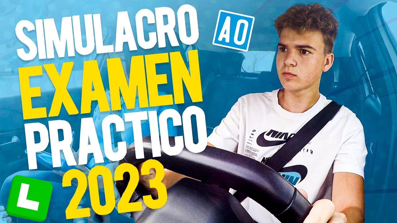 Buen INICIO... mal final... SIMULACRO de EXAMEN de CONDUCIR de la DGT