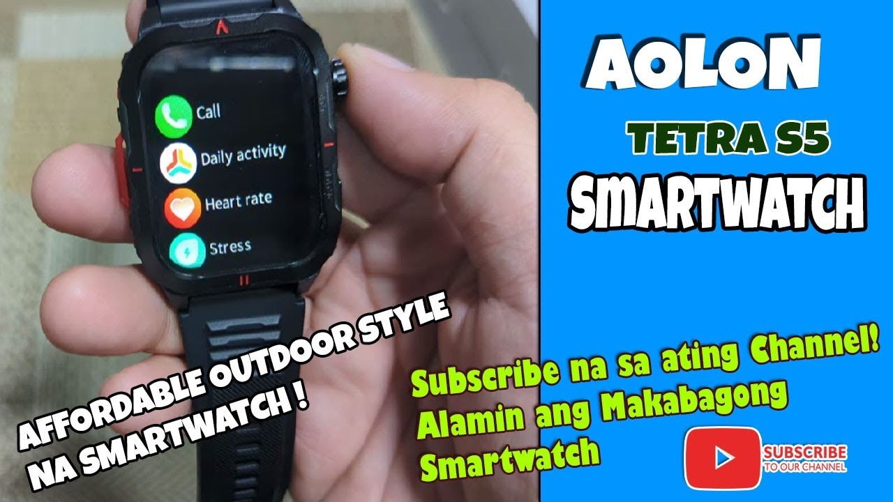 AOLON Watch Tetra S5 Smartwatch - Ok ba na Outdoor Smartwatch to?  Ating Alamin 