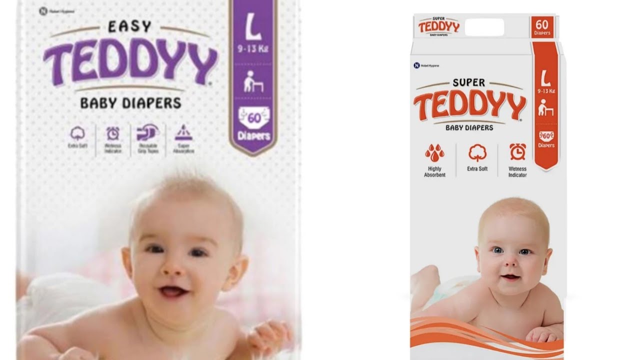 Super Teddy diapers Vs Easy teddy diaper