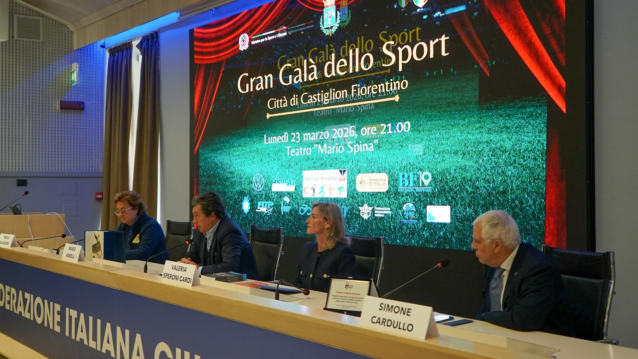Gran Galà dello Sport “Città di Castiglion Fiorentino”. A Coverciano presentata la IXª edizione