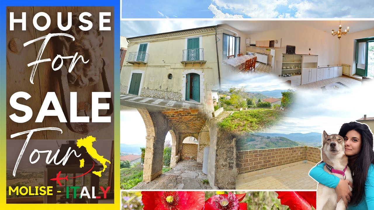 Unique Property for Sale in Mafalda, Molise with Two Apartments, Garden, Terraces & Commercial Space