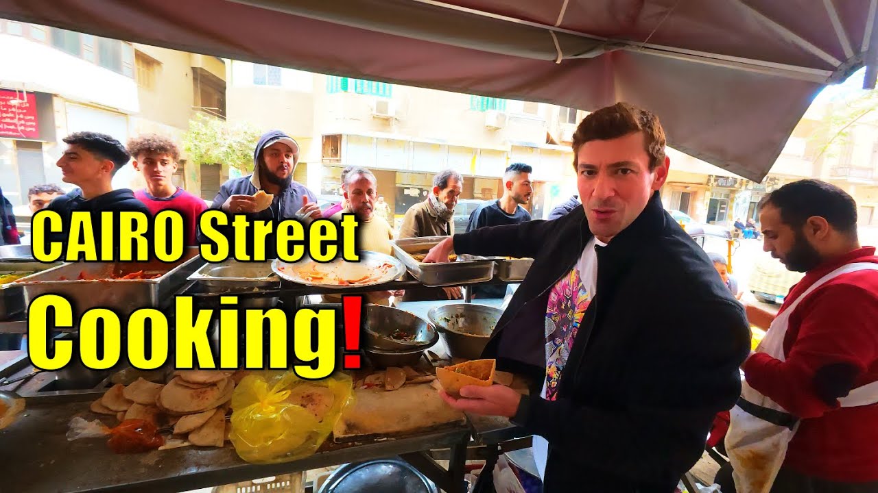 Making traditional breakfasts in the streets of Cairo!