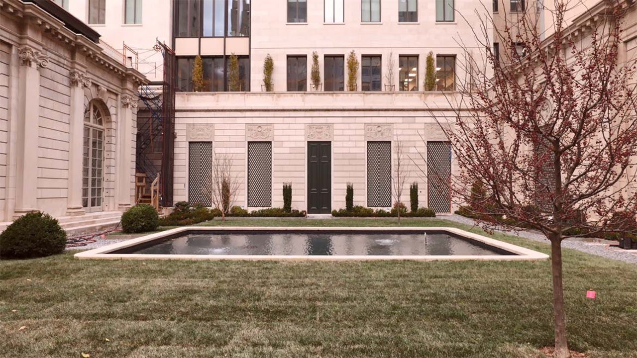 Restoration of the 70th Street Garden at the Frick Collection, New York