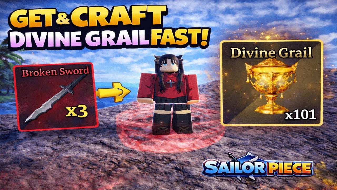 How To Get & Craft Divine Grail Fast in Sailor Piece | Roblox